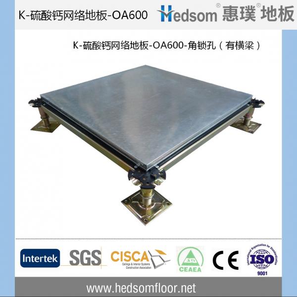惠璞硫酸钙包锌网络地板-OA600 （带横梁）